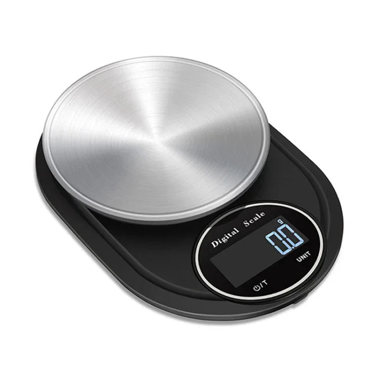 Balance électronique de cuisine domestique haute précision en acier inoxydable pour bijoux, avec ou sans ourlet, 5kg/1g, 3kg/0.1g, 5kg/0.1g