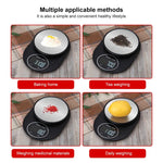 Balance électronique de cuisine domestique haute précision en acier inoxydable pour bijoux, avec ou sans ourlet, 5kg/1g, 3kg/0.1g, 5kg/0.1g