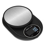 Balance électronique de cuisine domestique haute précision en acier inoxydable pour bijoux, avec ou sans ourlet, 5kg/1g, 3kg/0.1g, 5kg/0.1g