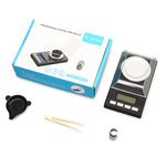 Balance portable de haute précision pour bijoux, mini balance électronique de précision carat, 10g/0.001g, 20g/0.001g, 50g/0.001g, 100g/0.001g