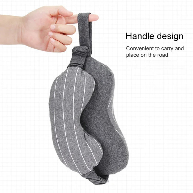 Oreiller portable pour voyage d'affaires avec protection des yeux