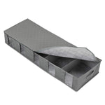 Boîte de rangement non tissée pour lit, pliable, pour couette et vêtements, anti-poussière et anti-humidité, 97x33x15cm