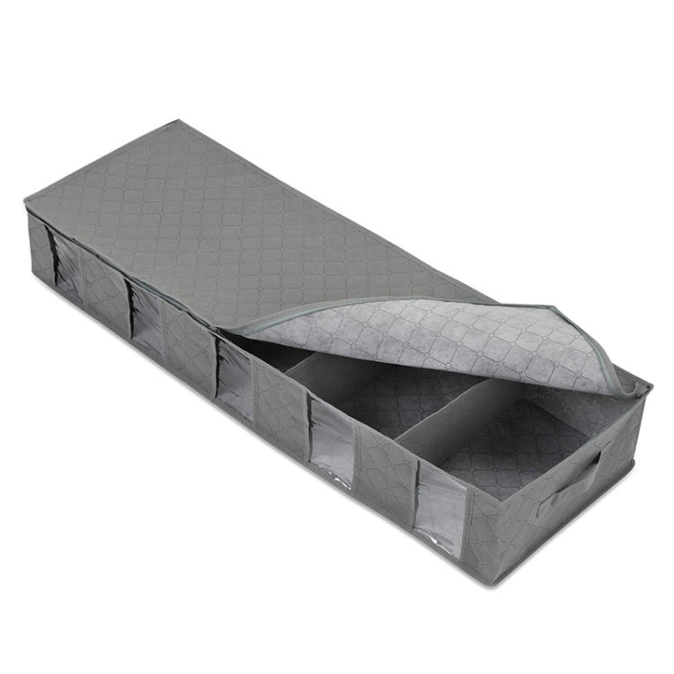 Boîte de rangement non tissée pour lit, pliable, pour couette et vêtements, anti-poussière et anti-humidité, 97x33x15cm