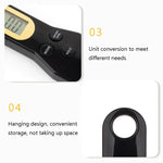 Cuillère de mesure électronique ABS, outil de pesée, spécification : 500g/0.1g, 500g/0.1g ABS blanc, 500g/0.1g ABS noir