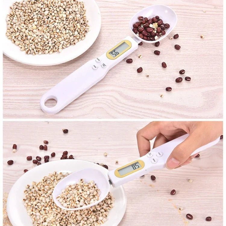 Cuillère de mesure électronique ABS, outil de pesée, spécification : 500g/0.1g, 500g/0.1g ABS blanc, 500g/0.1g ABS noir