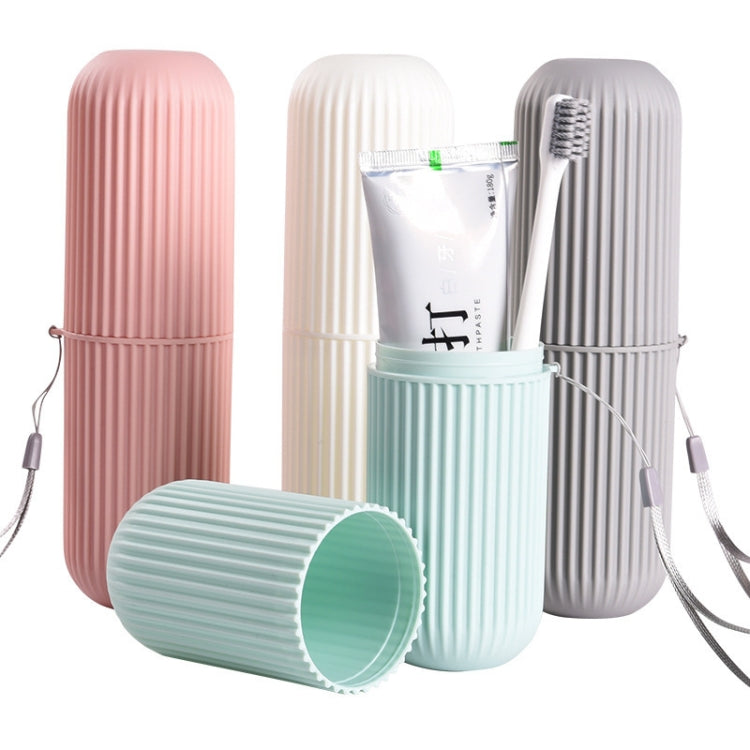 1x Tasse de voyage simple pour le lavage, boîte de rangement portable pour brosse à dents, tasse de brossage multifonctionnelle