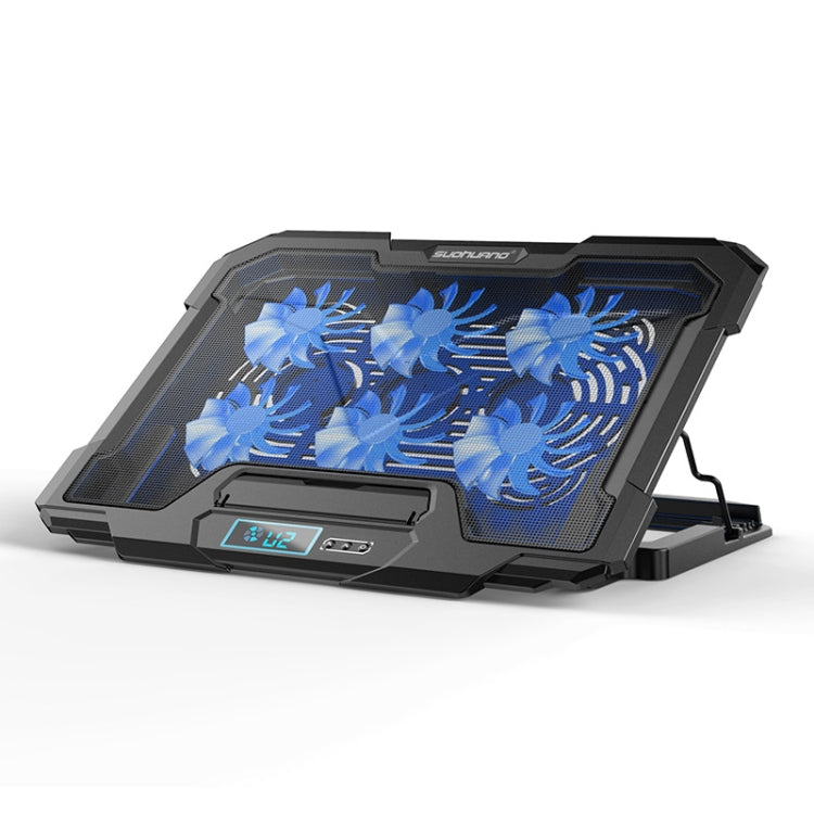 Support de refroidissement Suohuang pour ordinateur portable, base de refroidissement pour ordinateur portable de gaming, support de ventilateur d'extraction pour ordinateur portable