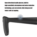 Lunettes de soleil audio Bluetooth intelligentes A12 Lunettes Bluetooth, bleu, noir, vert, or rouge, argent