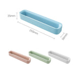 Étagère de rangement sans couture à coller au mur, étagère à chaussures à coller au mur, étagère à pantoufles murale pour salle de bain, livraison aléatoire de couleur, livraison aléatoire de couleur