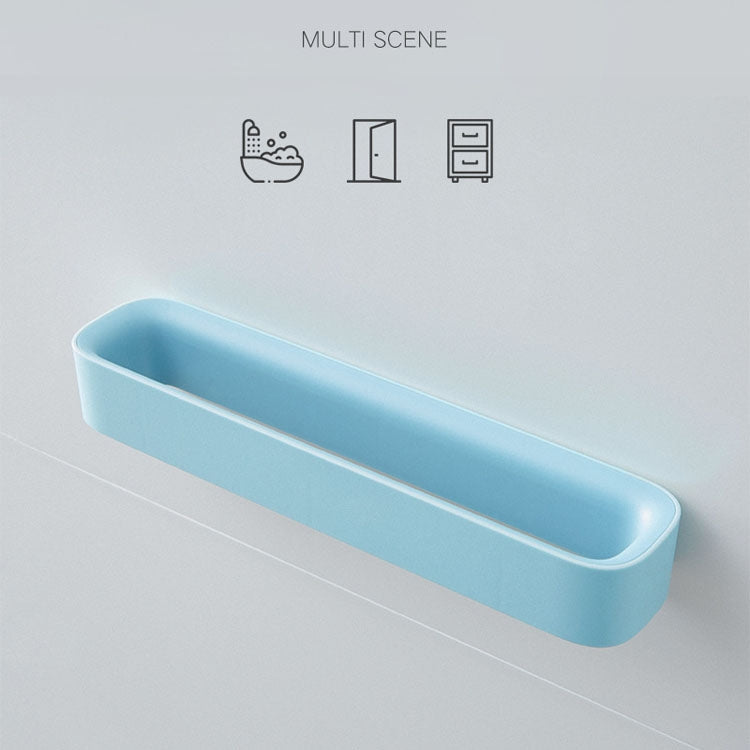 Étagère de rangement sans couture à coller au mur, étagère à chaussures à coller au mur, étagère à pantoufles murale pour salle de bain, livraison aléatoire de couleur, livraison aléatoire de couleur