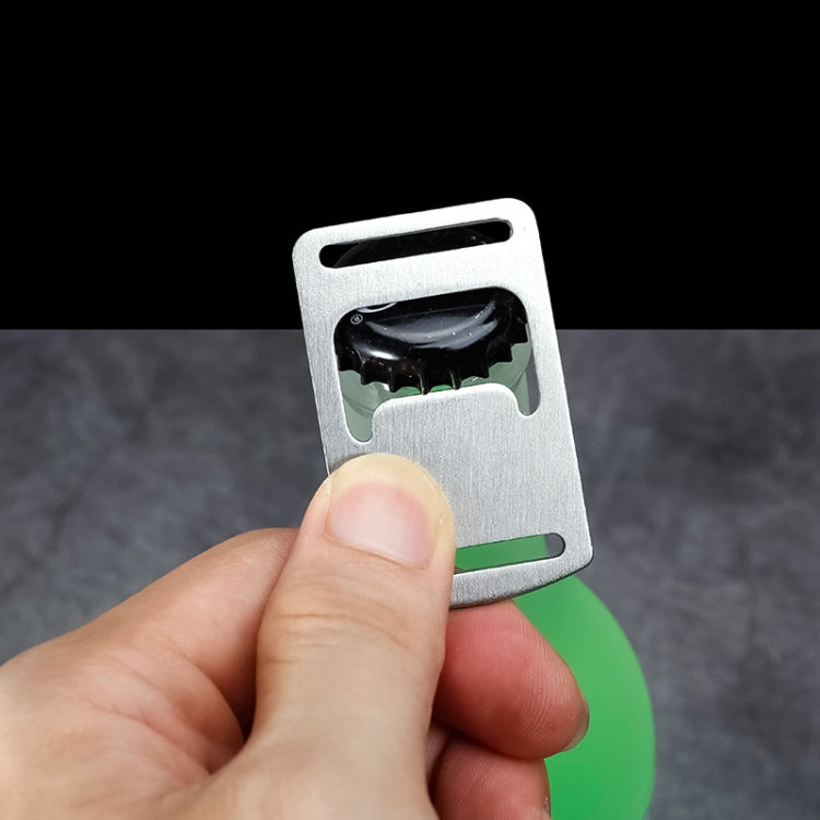 20 décapsuleurs en ruban, décapsuleur de carte en acier inoxydable, décapsuleur de sangle de sac à dos d'extérieur, décapsuleur de lanière, 20 cartes