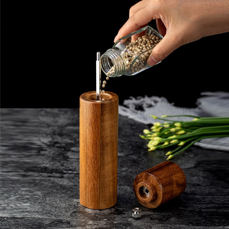Moulin à poivre en bois, moulin manuel à sel de mer, bouteille d'assaisonnement, outil de cuisine, Style 1