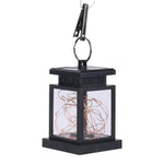 Lumière solaire de bougie à fil de cuivre, étanche pour jardin extérieur, lumière décorative de pelouse, fil de cuivre / lumière chaude