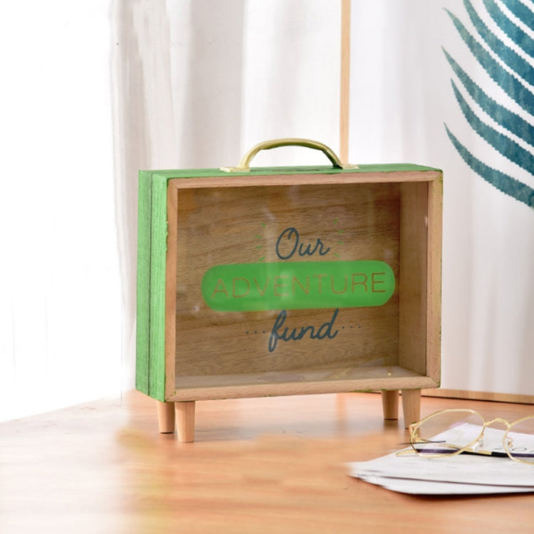 Tirelire en bois grande capacité pour enfants, accessoires de bureau créatifs