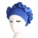 2 bonnet de nuit TJM-301 avec large bord et bandeau élastique, bonnet de chimiothérapie pour femme, bonnet de soin des cheveux, M 56-58cm