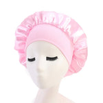2 bonnet de nuit TJM-301 avec large bord et bandeau élastique, bonnet de chimiothérapie pour femme, bonnet de soin des cheveux, M 56-58cm