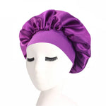 2 bonnet de nuit TJM-301 avec large bord et bandeau élastique, bonnet de chimiothérapie pour femme, bonnet de soin des cheveux, M 56-58cm