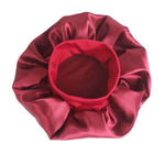 2 bonnet de nuit TJM-301 avec large bord et bandeau élastique, bonnet de chimiothérapie pour femme, bonnet de soin des cheveux, M 56-58cm