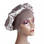 2 bonnet de nuit TJM-301 avec large bord et bandeau élastique, bonnet de chimiothérapie pour femme, bonnet de soin des cheveux, M 56-58cm