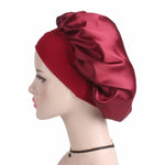 2 bonnet de nuit TJM-301 avec large bord et bandeau élastique, bonnet de chimiothérapie pour femme, bonnet de soin des cheveux, M 56-58cm