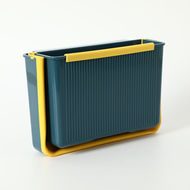 Poubelle de tri pliable murale de cuisine portable, murale (bleue), murale (grise)