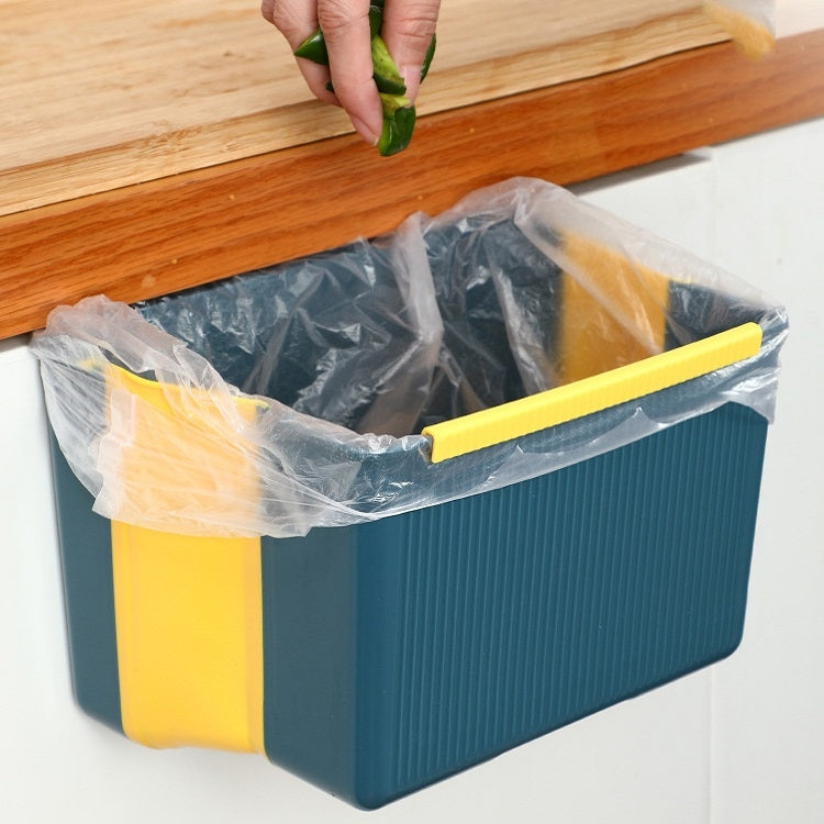 Poubelle de tri pliable murale de cuisine portable, murale (bleue), murale (grise)