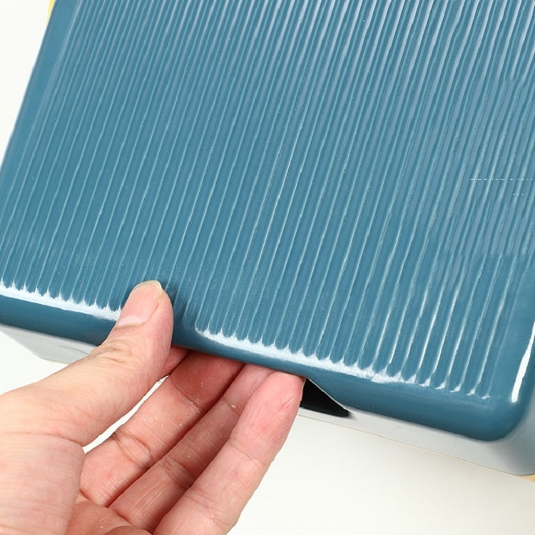 Poubelle de tri pliable murale de cuisine portable, murale (bleue), murale (grise)