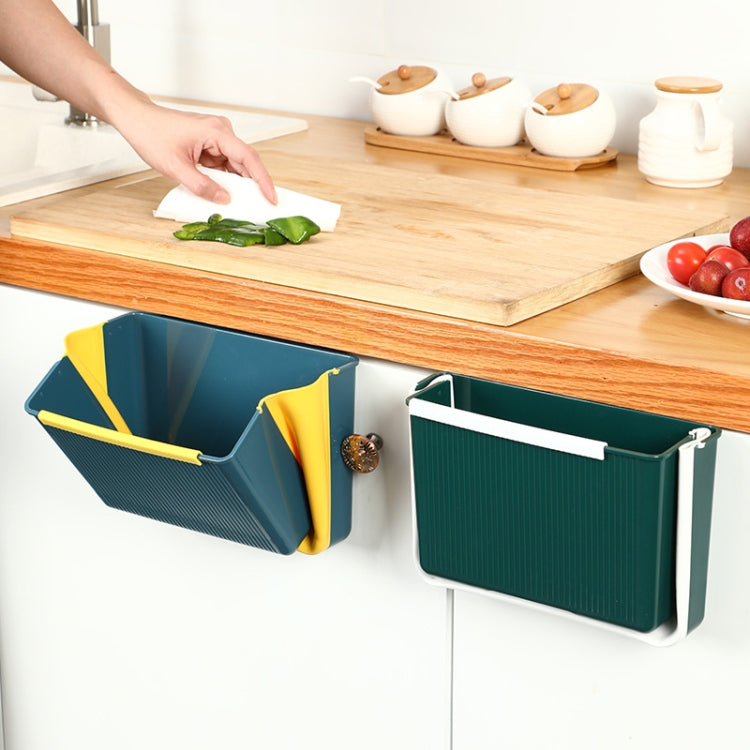 Poubelle de tri pliable murale de cuisine portable, murale (bleue), murale (grise)