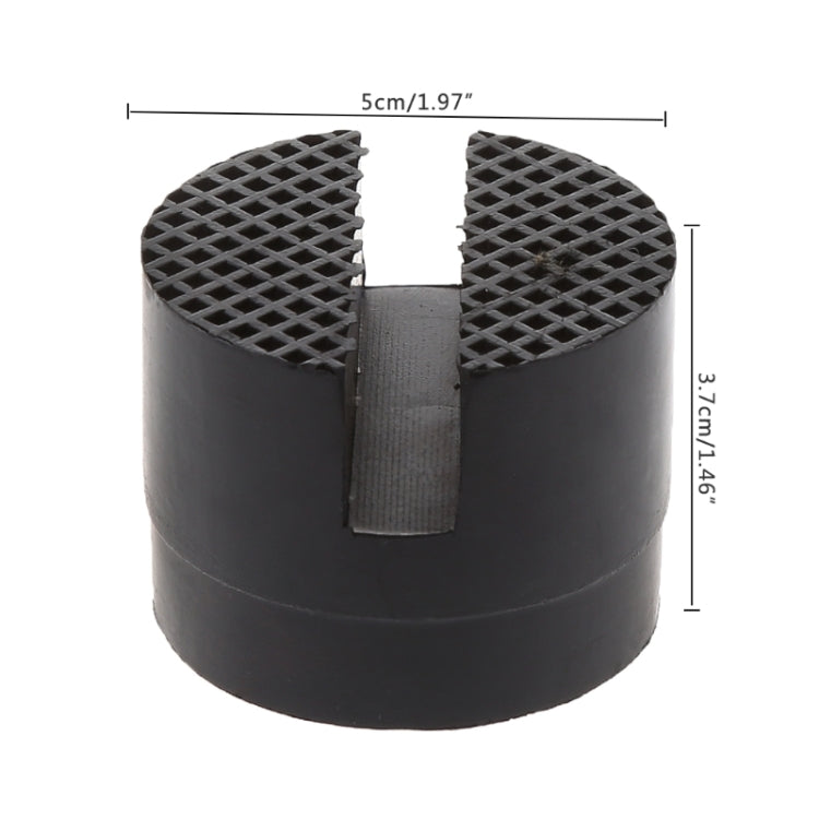 Floor Slotted Car Rubber Jack Pad Frame Protector Adapter Jacking Disk Pad Tool, Rubber Jack