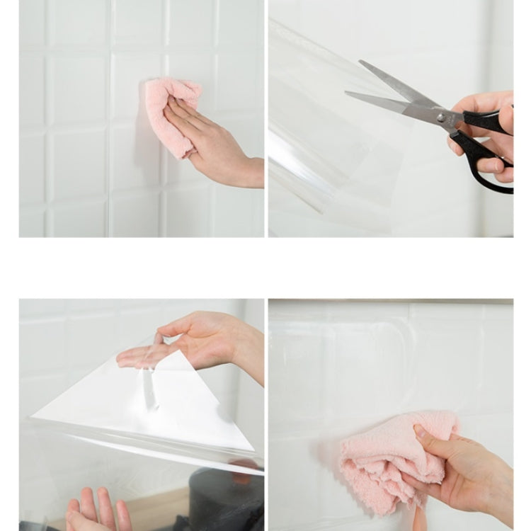 Papier peint cuisine anti-huile, papier peint transparent étanche pour cuisinière, papier peint transparent