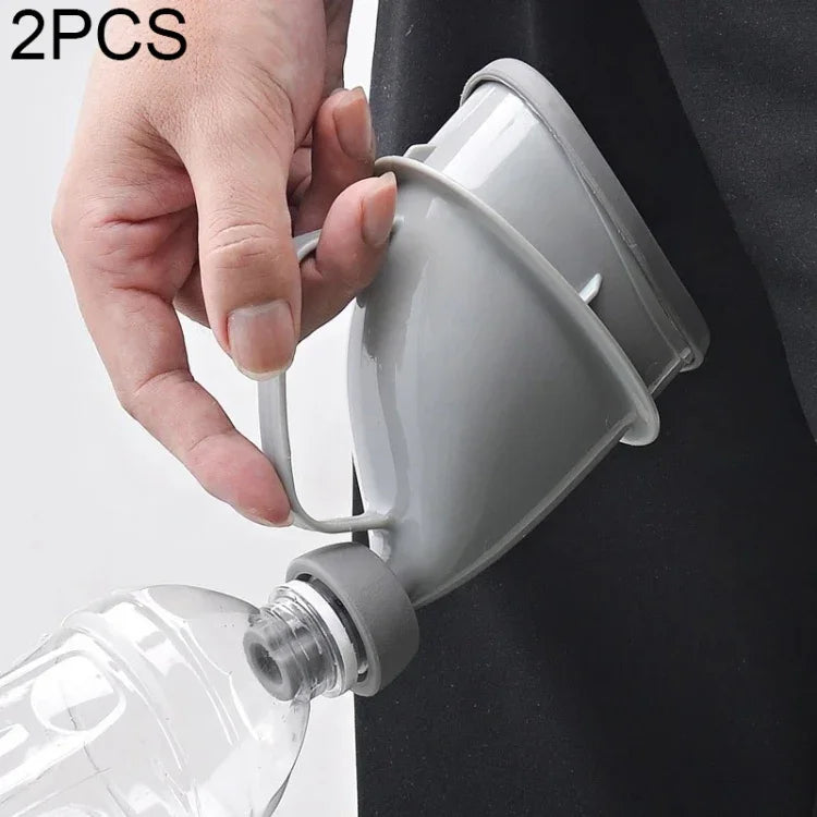 2 Pcs Urinoirs portables pour femmes enceintes, personnes âgées, pour voyages, camping, outils d'urgence, 2 Pcs Outils d'urgence pour toilettes