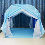 Tente de lit tunnel pour enfants Cabane de jeu pour garçons Princesse