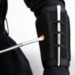Éponge nettoyante pour pinceaux de maquillage, outils de nettoyage à sec spéciaux pour maquilleurs, lanières de nettoyage, bracelets.