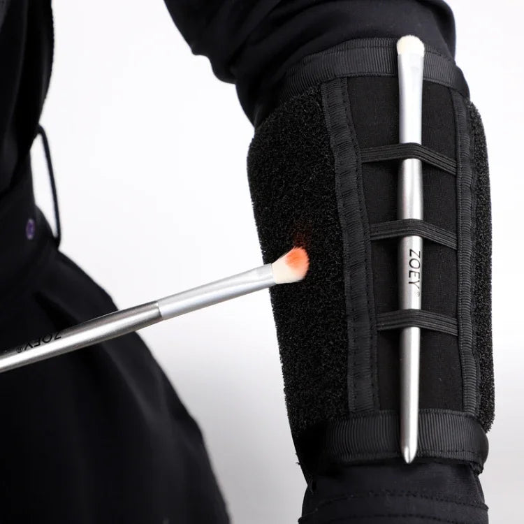 Éponge nettoyante pour pinceaux de maquillage, outils de nettoyage à sec spéciaux pour maquilleurs, lanières de nettoyage, bracelets.