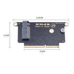 2 cartes adaptatrices SSD NVMe M.2 NGFF pour MacBook Pro 13,3 pouces A1708 (2016 - 2017)