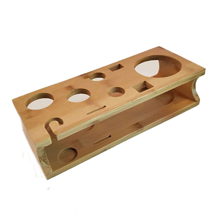 Ensemble de 10 pièces en acier inoxydable pour cocktail avec support en bambou, bec oblique, outils de barman, 350 ml, 550 ml, 750 ml