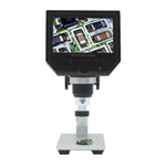Microscope de réparation téléphone mobile HD G600A, écran 4,3 pouces, microscope numérique, microscope électronique, prise UE, prise US