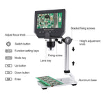 Microscope de réparation téléphone mobile HD G600A, écran 4,3 pouces, microscope numérique, microscope électronique, prise UE, prise US