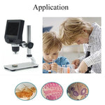 Microscope de réparation téléphone mobile HD G600A, écran 4,3 pouces, microscope numérique, microscope électronique, prise UE, prise US