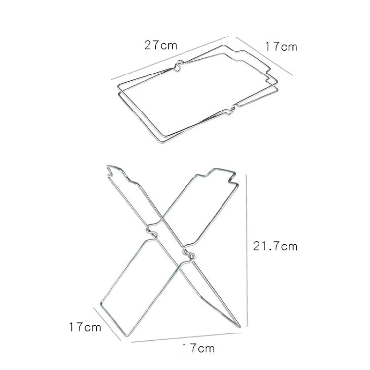 Support de Sac Poubelle Pliable pour Cuisine en Acier Inoxydable, Support de Sac Poubelle