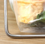 Support de Sac Poubelle Pliable pour Cuisine en Acier Inoxydable, Support de Sac Poubelle