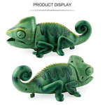 8888 Caméléon rampant électrique pour enfants, télécommandé par infrarouge, jouet amusant avec lumière respirante et colorée.
