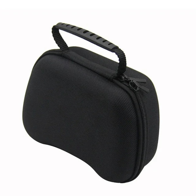 Sacoche de rangement rigide portable pour manette de jeu PS5 (noire)