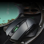 Souris filaire Inphic PW1 Game Mute Macro Definition lumineuse, longueur du câble : 1,5 m, version business noir silencieux, version jeu noir silencieux, version jeu gris titane silencieux