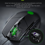 Souris filaire Inphic PW1 Game Mute Macro Definition lumineuse, longueur du câble : 1,5 m, version business noir silencieux, version jeu noir silencieux, version jeu gris titane silencieux