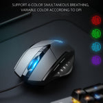 Souris filaire Inphic PW1 Game Mute Macro Definition lumineuse, longueur du câble : 1,5 m, version business noir silencieux, version jeu noir silencieux, version jeu gris titane silencieux