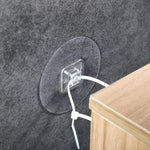Lot de 5 fixations anti-chute pour meubles pour la protection des enfants, attache murale, patch adhésif non marquant pour armoire