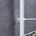 Lot de 5 fixations anti-chute pour meubles pour la protection des enfants, attache murale, patch adhésif non marquant pour armoire