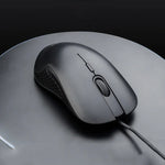 Souris filaire gaming Inphic PB1 Business Office Mute Macro Definition, longueur du câble : 1,5 m, lumière respirante classique à l'arrière, lumière respirante blanche mate