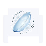 Eyekan HL-830 Outil de nettoyage manuel pour lentilles de contact, rotation manuelle, pour lentilles, étui, rose, vert, bleu